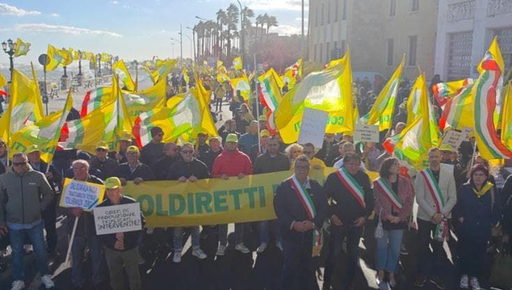 Cinquemila agricoltori in piazza a Bari, la Regione annuncia: “Trenta milioni contro la crisi”