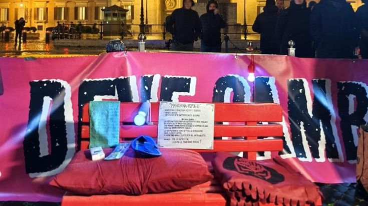 “Adesso ascoltate le femministe”. La marea fucsia di Non una di meno e Lucha y Siesta a Montecitorio