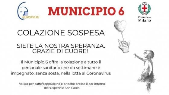 Coronavirus, a Milano colazioni sospese per medici e infermieri dell'ospedale San Paolo: il regalo dei cittadini della zona