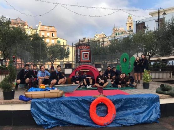 Il presepe multietnico ai Giardini Luzzati: "Per dare una risposta al decreto Salvini"