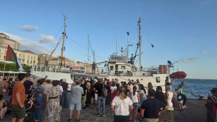 Handala, la nave di Freedom Flotilla da Siracusa per sfidare il blocco di Israele a Gaza