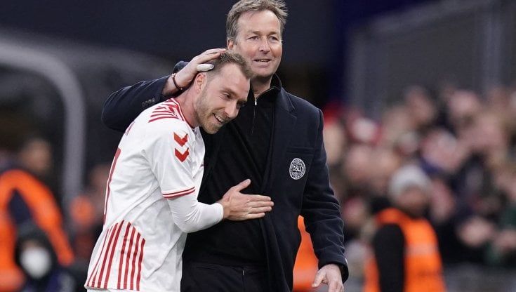 Danimarca, Eriksen segna nello stadio di Copenaghen dove aveva rischiato di morire all'Europeo