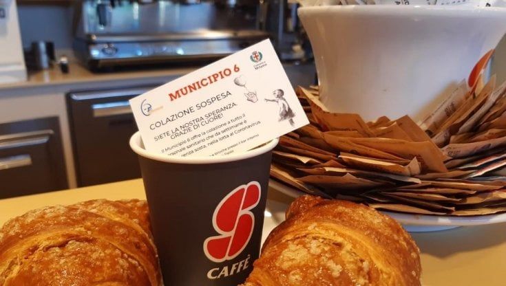 Caffè e brioche gratis per gli operatori sanitari, la solidarietà del Municipio 6