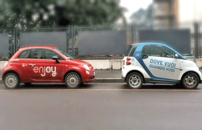 Il ciclone car sharing e l'industria dell'automobile