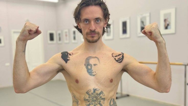 Il teatro Arcimboldi verso la cancellazione dello spettacolo di Sergei Polunin, il ballerino con il volto di Putin tatuato sul petto