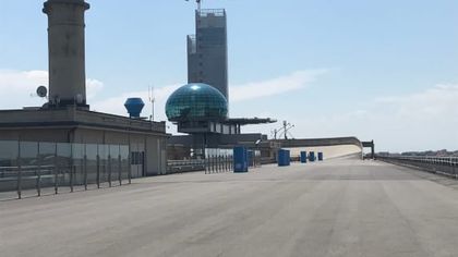 Lingotto, la pista fra le nuvole è quasi pronta