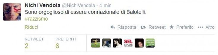 Twitter: da Vendola a Salvini, pro e contro Balotelli