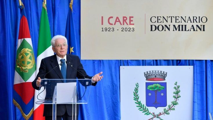 Mattarella a Barbiana: “Don Milani testimone scomodo per tutti”