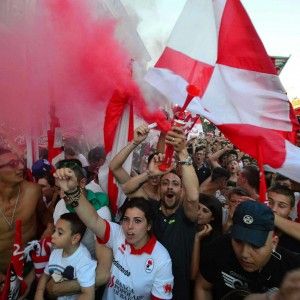 Festa in piazza per gli eroi della remuntada