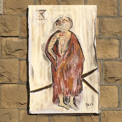 Potenza, la Via Crucis di Lagopesole dipinta sulle lenzuola dei cittadini