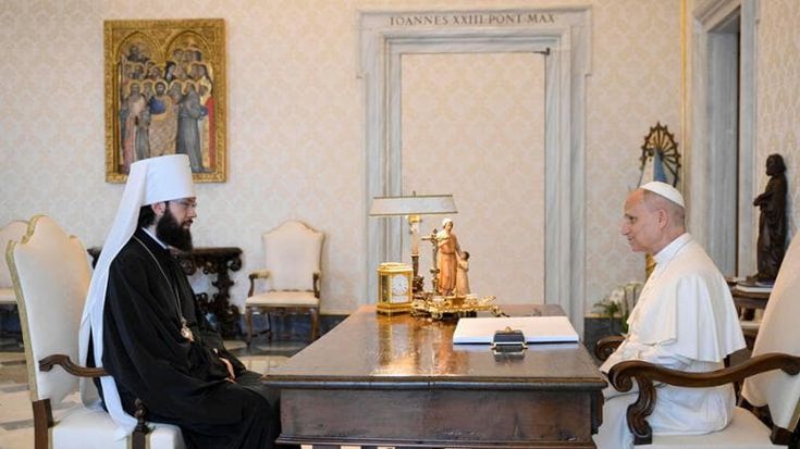 Il metropolita russo dal Papa: “Kiev perseguita i nostri fedeli”