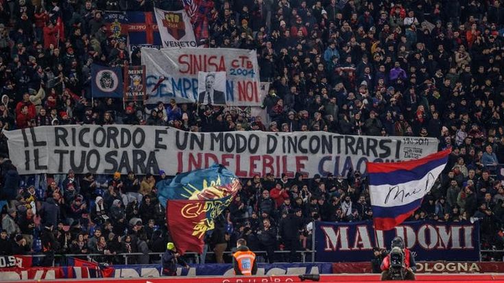 “Il ricordo è un modo di incontrarsi, il tuo sarà indelebile. Ciao guerriero”: l’omaggio del Dall’Ara a Sinisa