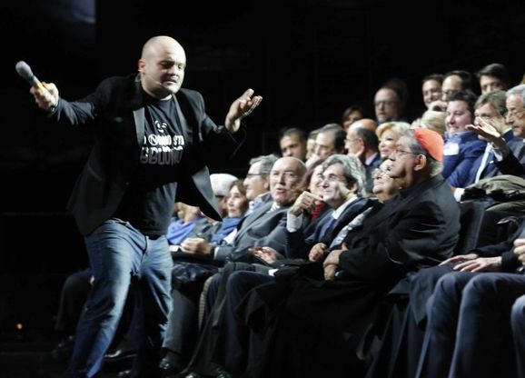 L'asta del cardinale all'auditorium Rai
