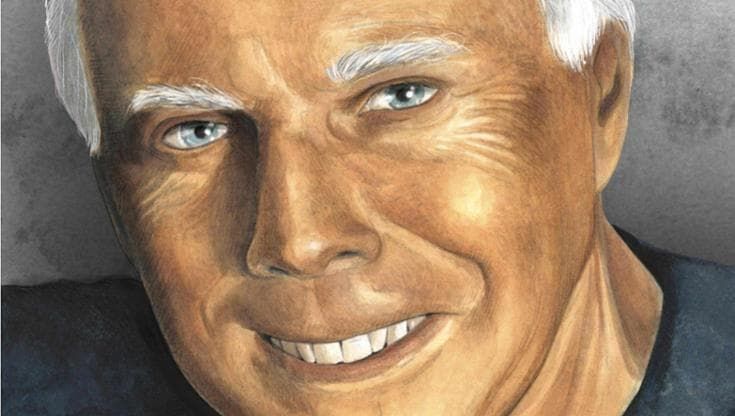 Napoli, l’illustratrice Camilla Rinaldi realizza per la rivista "Linus" una cover su Giorgio Armani