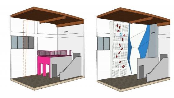 Bologna, la parete di arrampicata diventa inclusiva