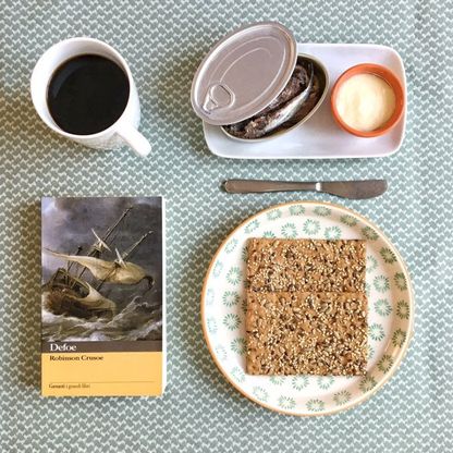 Bookbreakfast per Robinson, l'album fotografico della letteratura a colazione