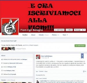 Papignani (Fiom): "Marchionne non sia pi&ugrave; Cavaliere del lavoro"