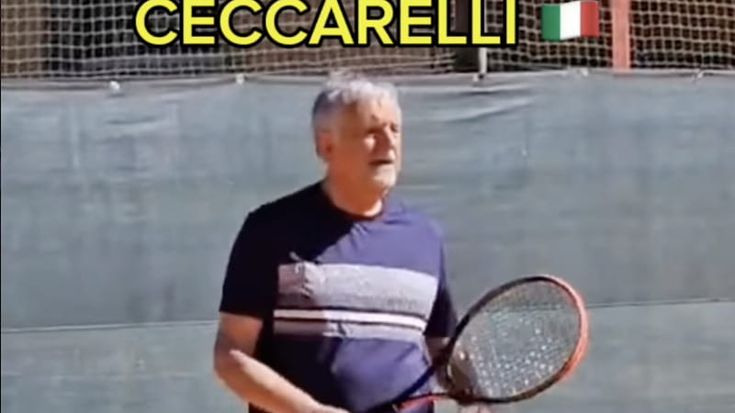 Arezzo, il candidato a sindaco Ceccarelli (Pd) e il video in cui “gioca” a tennis con Sinner