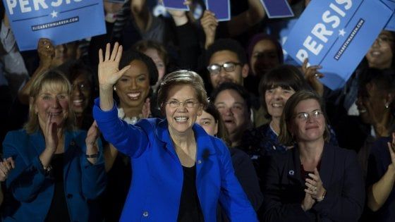 Usa, Elizabeth Warren lancia la candidatura per la Casa Bianca nel 2020