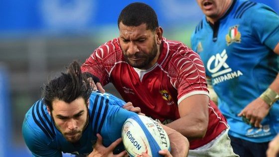 Rugby, l'Italia fa un passo indietro: Tonga ci riporta sulla terra