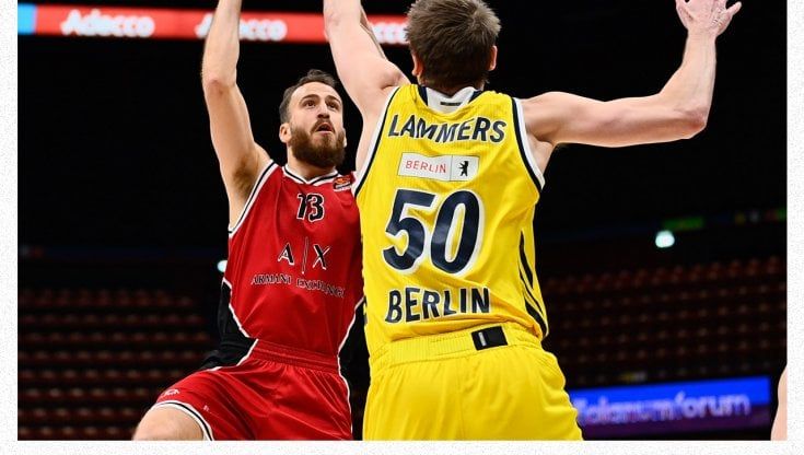 Basket, Eurolega: Milano travolge l'Alba Berlino e sale al quarto posto