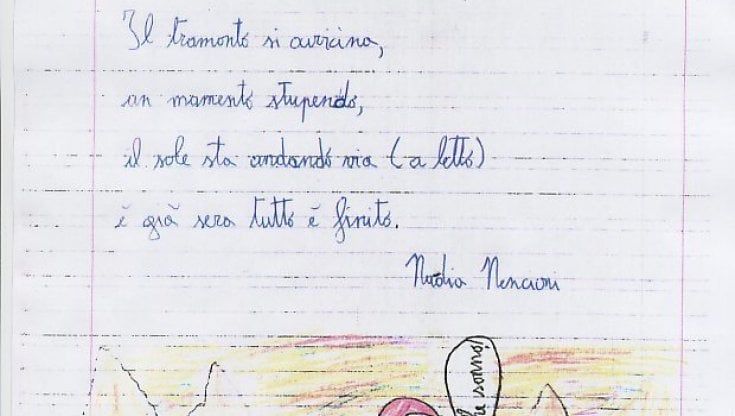 “Tramonto”, la poesia di Nadia diventata simbolo della lotta alla mafia 