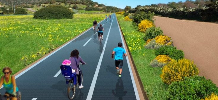 Rivoluzione bici, la nuova pista è fotovoltaica