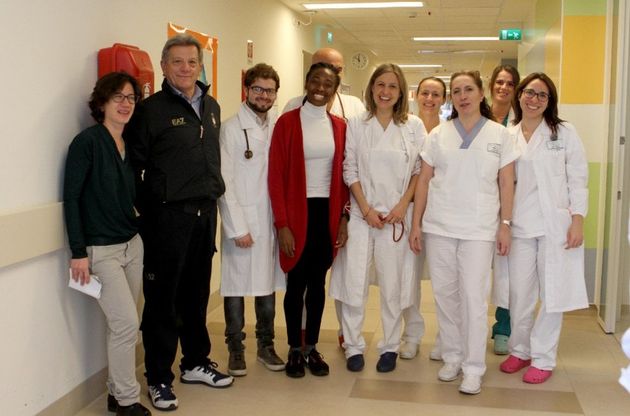Ayomide Folorunso all’Ospedale dei Bambini di Parma