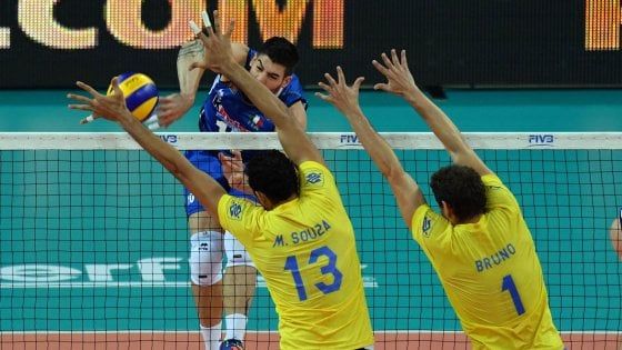 Volley, World League: Italia ancora ko, il Brasile stende gli azzurri