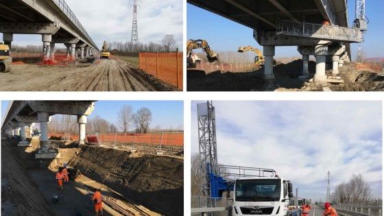 Ponte sul Po a Colorno, Provincia: lavori avanzano, pronte le fondazioni