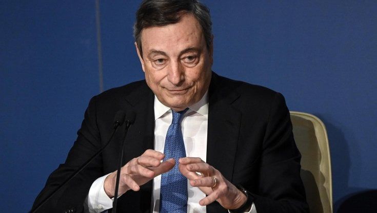 Lo scatto di Draghi