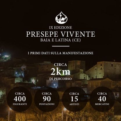A Baia Latina va in scena il presepe vivente 