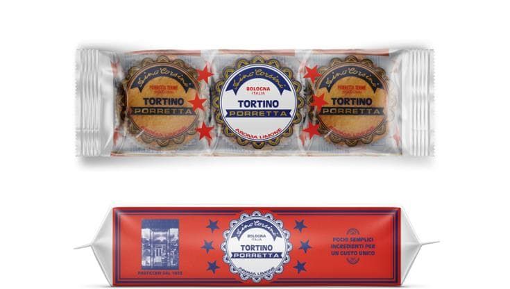 Tortino Porretta, così lo storico marchio riparte in Valsamoggia. Con una nuova confezione