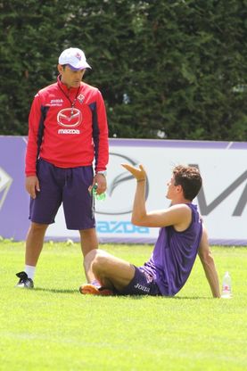 Mario osservato speciale in allenamento