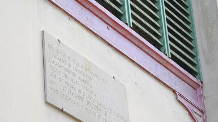 Per non dimenticare l’orrore del nazifascismo, Fratellanza Fiorentina onlus adotta la lapide che ricorda l’omicidio di Becciolini