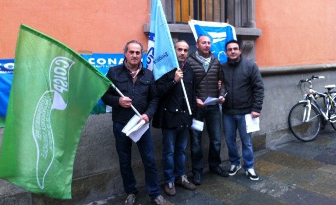Polizia senza auto, il sit-in<br />Siulp: "Situazione insostenibile"