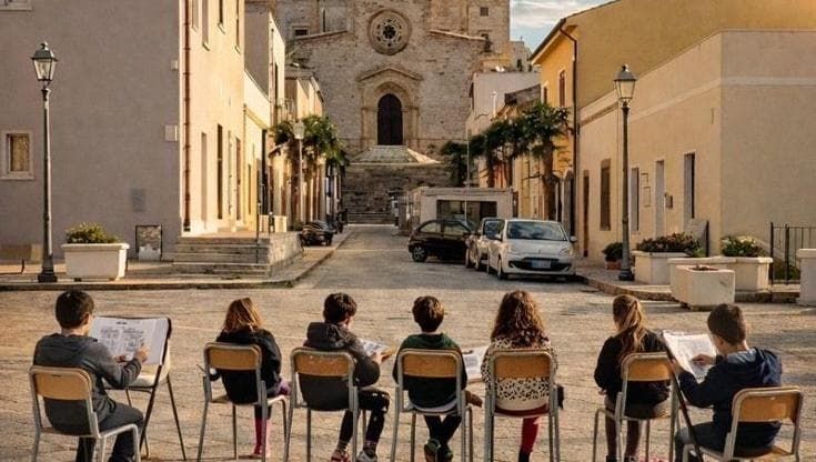 Custonaci, lezione in giardino o dal fabbro: è la scuola dinamica