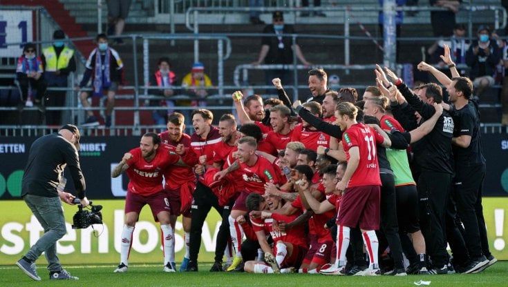 Germania, il Colonia resta in Bundesliga: Kiel ribaltato (5-1) nel ritorno dello spareggio