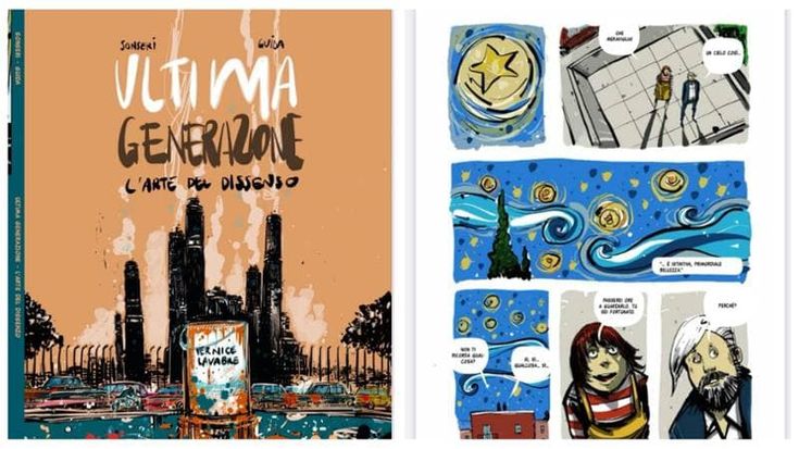 Crisi climatica, la battaglia di Ultima generazione nella graphic novel di Giuseppe Guida