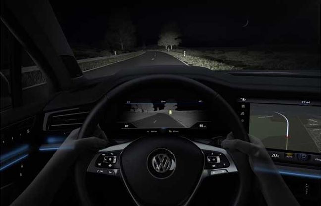 Volkswagen Night Vision, tecnologia e sicurezza per la Touareg