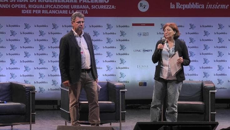Repubblica insieme Palermo, il saluto di Stefania Aloia ed Emanuele Lauria