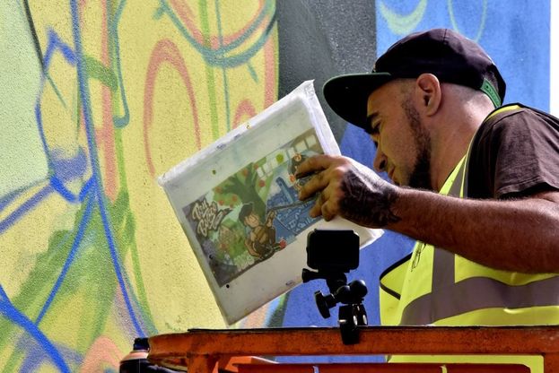 La storia di don Bosco diventa “street art” 