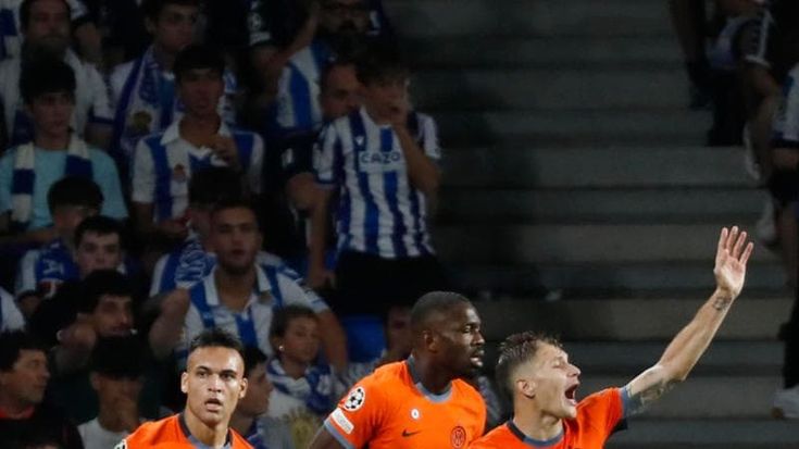 Real Sociedad-Inter 1-1: i nerazzurri soffrono, poi ci pensa Lautaro