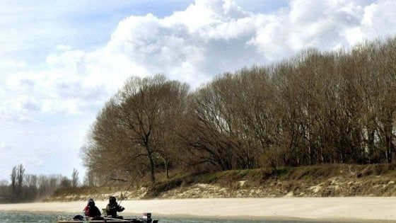 Il fiume Po più trasparente per le scarse piogge e non per il lockdown