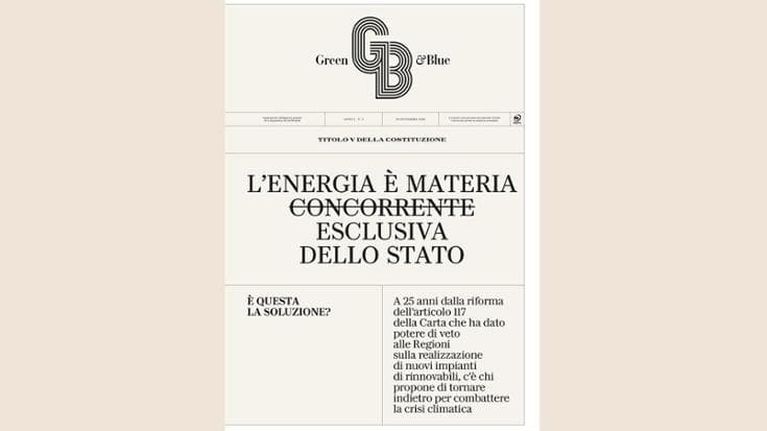 E se per la transizione energetica servisse una modifica della Costituzione?