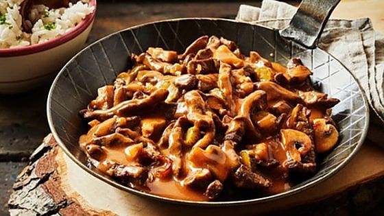 Filetto di manzo alla Stroganoff 