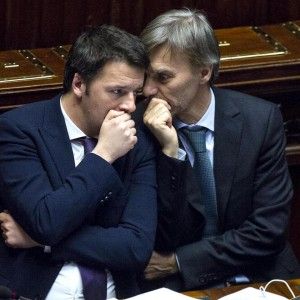 Renzi e Del Rio a Secondigliano