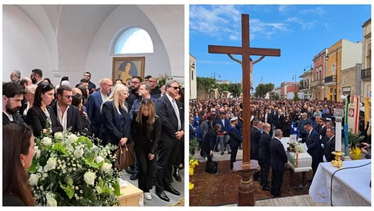 In migliaia per l’addio a Donato Metallo. In piazza a Racale anche Elly Schlein: “Grande eredità”