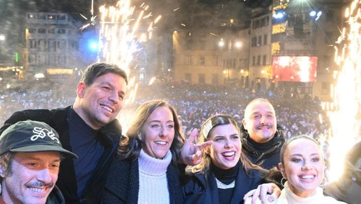 Firenze, ottomila persone in Santa Croce per il Capodanno