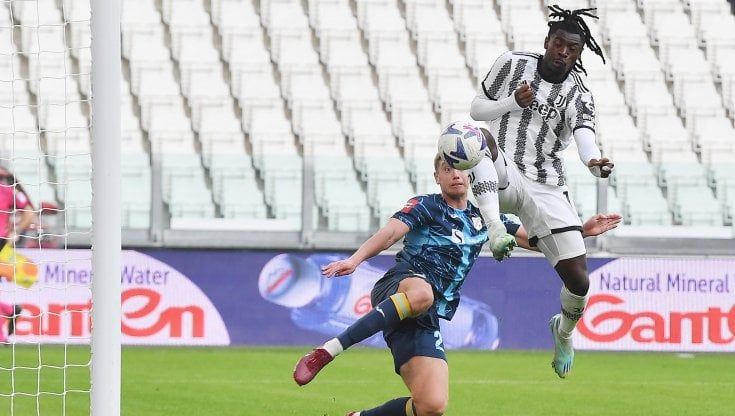 Allegri: "Scanavino ha parlato alla squadra, le ambizioni della Juve non cambiano". Kean decide il test con il Rijeka